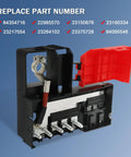 Heavy Duty Battery Distribution Fuse Block Direct Replacement For Chevy Silverado Tahoe Suburban Rigs, showing part numbers and connectors.