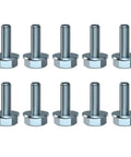 M10x1.25 Hex Head Flange Bolts 25mm Length 10 Pack for ATV UTV Quad Go Kart Lawn Mower Snowmobile Motorcycle Truck