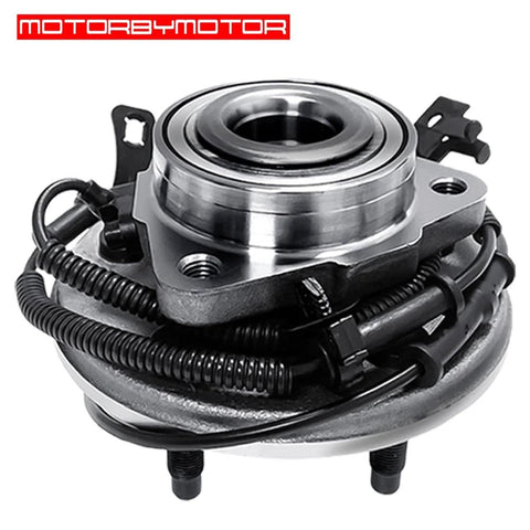 Front Wheel Bearing And Hub Assembly 5 Lug With ABS Fits Ford Explorer 2006 To 2010 All Models Explorer Sport Trac 2007 To 2010 Mercury Mountaineer 2006 To 2010 All Models Low Noise And Smooth Ride Direct Replacement