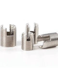 Heavy Duty Self Tapping Thread Inserts Made From Stainless Steel With Zinc Plating Coating For M2 To M16 Sizes in a 20 Piece Pack