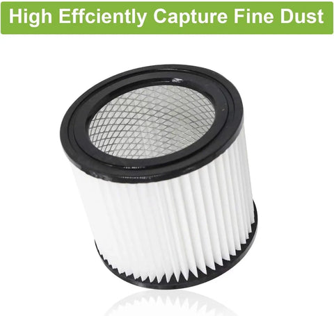 Replacement Filter Cartridge For 90398 And 9039800 Series Wet Dry Vacuums Type AA Small Cartridge Filter, cylindrical shape
