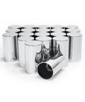20 Pack Lug Nut Covers For Semi Trucks And Trailers 33mm And Three And A Half Inch Thread On Flat Top Cylinder Caps