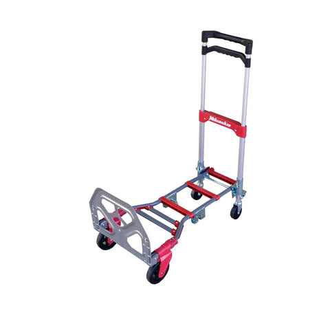 Fold Up Convertible Hand Truck With A 4 Piece Frame For Compact Storage And Easy Transport, 150 Pound Vertical Capacity