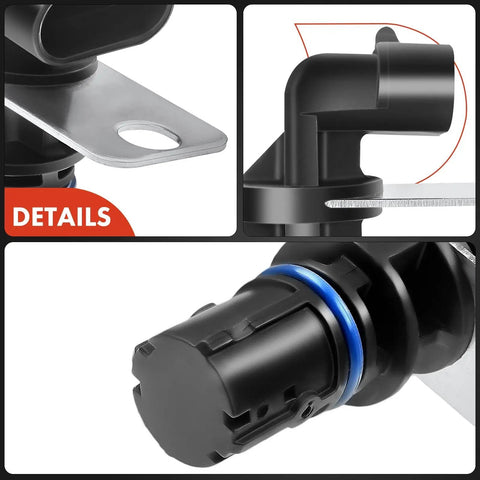 2-Pack Engine Camshaft And Crankshaft Position Sensor Set For GM Vehicles Fits Cadillac CTS 2004-2005 Escalade 2002-2006 Avalanche 2002-2006 Camaro 1999-2002 Corvette Silverado Express 1999-2007 Replaces OE, black plastic sensors