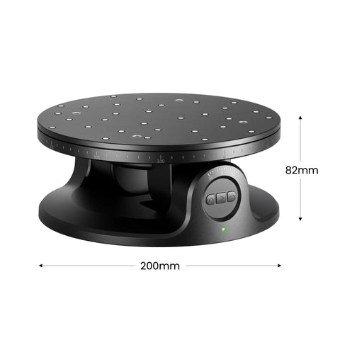 Dead On Accurate Dual Axis Turntable For Seamless 3D Scanner Accessory Smooth Adjustable Speed And Tilt Settings Grab Every Detail Of Small To Medium Objects With Zero Sweat Setup