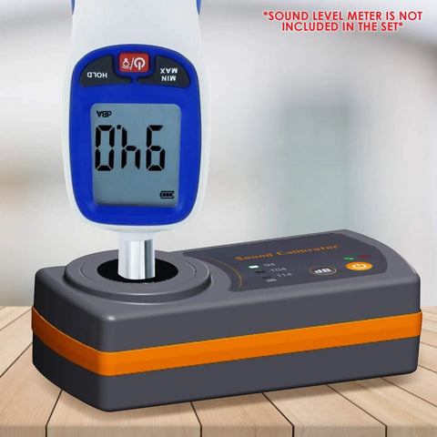 Sound Level Calibrator For Meters 94dB 104dB 114dB With 1kHz Reference Half Inch Microphone IEC 61094-1 and IEC 61094-4 Compatible