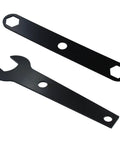 Badass Table Saw Wrench Set Compatible With Ryobi 10 Inch Table Arbor Blade Replacement two black spanners for easy blade swaps.