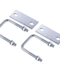 Two Piece Leaf Spring Clamp Kit Fits Up To Three Inch Wide Leaf Springs Locks Springs Together For Stabilizing And Boosting Axle Torque