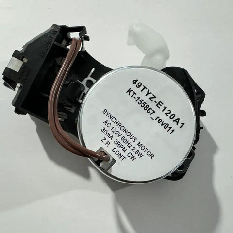 Premium 4 Pin Shift Actuator For Washing Machine W10538766 showing synchronous motor and connections for easy installation.