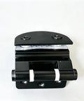 Heavy Duty Zinc Alloy Stainless Glass Door Hinge Set Built To Last For Eight To Ten Millimeter Glass Fits Wine Cabinets Black