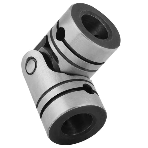 Steel shaft connector, 12mm universal joint, close-up view.