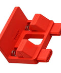 Heavy Duty Electric Wire Welding Fixture Strength Clamp For Secure Connection In Damp Garages No Rust, Super Quick Install Fixation Wire Holder in red.