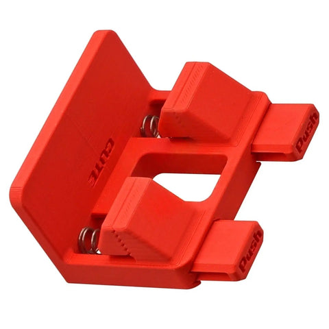 Heavy Duty Electric Wire Welding Fixture Strength Clamp For Secure Connection In Damp Garages No Rust, Super Quick Install Fixation Wire Holder in red.