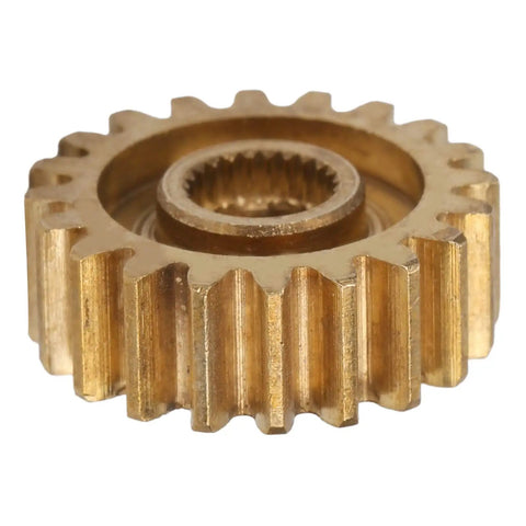 Beefy Brass Servo Gear 25 Tooth Spline MOD 0.8 For RC Models And Robotics With 16mm Pitch Diameter And 17.6mm Outer Diameter Durable Mechanical Repair Part For Quick Fit brass 25T gear
