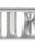 Side view of Pack Of 25 Quarter Size Aluminum Foil Cake Pans Heavy Duty And Extra Sturdy For Bake Sales, Events And Easy Food Transport