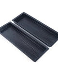 Two Piece Walkway Concrete Molds For DIY Patio And Garden Paths, Reusable Paver Molds For Walkways, Pathways, Lawn And Backyard, Easy Release, Quick Clean Stone Molds made of ABS plastic on white background.