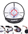 Chipping Net For Golf Practice Indoor Outdoor Pop Up Nylon Training Net With Storage Bag Foldable for backyard and garage