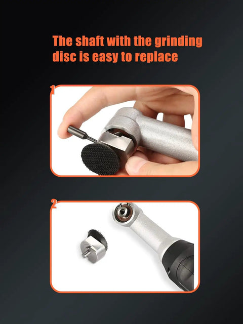 Cordless Mini Car Polisher 12V micro random orbital buffer close-up with detachable grinding disc