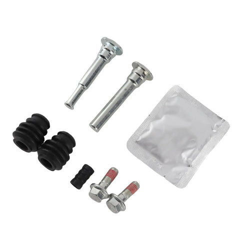 Jiawu Front Brake Caliper Guide Pin Kit Slides And Bolts Boot Set For MK7 2008-2022 High Strength Metal Wear Resistant D7110C Replacement Part Perfect Fit, pins and boots