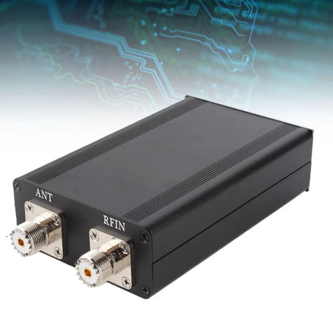 Compact Auto Tuner For Ham Radio 1.8 To 55 MHz With 0.96 Inch OLED Display Aluminum Alloy Housing And Auto Matching Unit