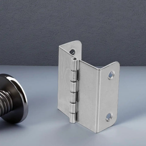 8 Piece Stainless Steel Cabinet Door Hinges Set With Four Fold Right Angle Folding Design for home furniture hardware