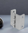 8 Piece Stainless Steel Fold Down Cabinet Hinges With Four Hole Four Fold Design And Right Angle Rotation Workhorse Heavy Duty