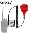 Speaker Microphone for Kenwood Two Way Radios Waterproof IP56 Shoulder Mount with 3.5mm Jack and PU Cable