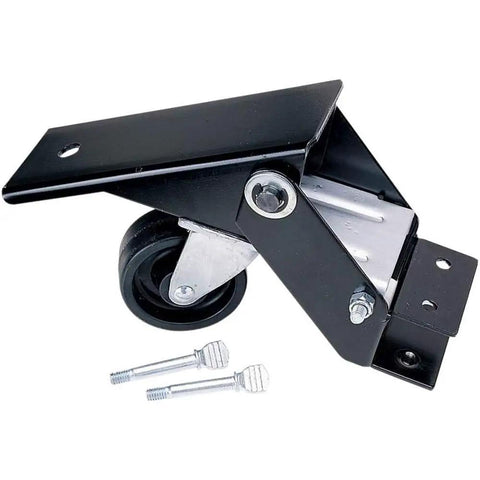 Mobile Power Tool Base Hardware Kit With Wheels Build A Base Of Any Size For Your Table Saw Portable Triple Design Stand shown