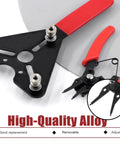 Heavy Duty Auto Clutch Holding Tool Kit With Adjustable Clutch Holder Snap Ring Pliers 4 Interchangeable Jaws close-up