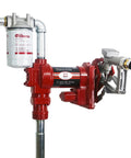 12V Fuel Transfer Pump With Manual Nozzle 20 GPM High Flow DC Powered Heavy Duty Workhorse For Gasoline Diesel Kerosene Biodiesel And More With Filter Included