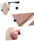 Beech Wood Biscuit Joiner Kit With 100 Pcs Biscuits For Woodworking showing precise joint alignment in woodworking process