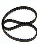 Two Pack Industrial Timing Belt Set With Rubber Toothed Drive Belts 80 Teeth 0.370 Inch Width 0.200 Inch Pitch Neoprene Core