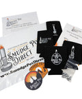 Smudge Pot Direct packaging with assembly instructions and parts for Outdoor Smudge Pot Heater With Heat Dish For Long Night Warmth.