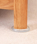 4 Inch Round Spiked Caster Cups For Carpet Protection And Furniture Stability Anti Dent Base Reduces Indentation And Prevents Sliding Clear Caster Cup under furniture leg