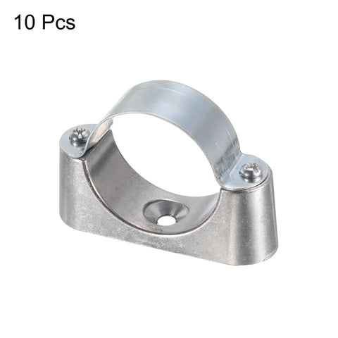 Pipe clamp bracket for 50mm OD pipe, metal zinc-coated, wall or ceiling mounting, 10 pcs