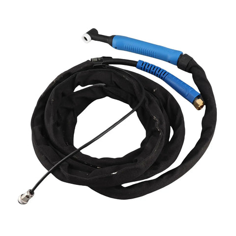 Pro Grade TIG Welding Torch With 4 Meter Cable Length Flexible Torsion Gun For Welders And Cutters One Piece Construction coiled