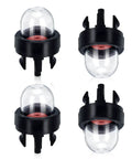 Four Pack 188-512 Primer Bulbs for small engine tools, snap-in replacement for chainsaws, leaf blowers, trimmers, Echo, Husqvarna