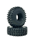 Black Label M/T 63mm by 21mm RC Tires for 1/24 Crawlers Fits Axial SCX24 RGT Element Enduro URUAV 4 Tires Pack With Free LGRP Sticker