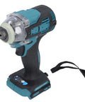 Pro Grade Brushless Angle Grinder And Cordless Impact Wrench Set delivering 350 Nm torque and 9500 RPM speed, highlighting impact wrench design.