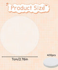 Clear Badge Film For Button Making 400 Pcs Protective PVC Shield For 58mm 2.25 Inch And 70mm size illustration