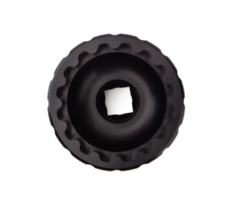 Blue Bottom Bracket And Pedal Tool For Pro Grade Bike Maintenance, 16 Notch Socket Fits Shimano XTR BB93 And Dura Ace BB9000