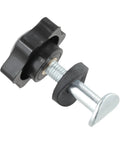 Upgrade Your Ride With These Heavy Duty Lawn Mower Handle Knob Replacement Kits That Fit Toro Models 92-2260 106-4161 And 107-3844 Perfectly For Instant Outdoor Power Equipment Repair Without Hiring Pros Today black rubber and metal mower handle knob with bolt