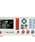 4090B Digital LCR Meter Desktop Tester Measures Capacitance Resistance Inductance Impedance With 3.5 Inch TFT Screen showing measurement readings and controls.