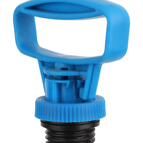 Close-up of blue handle for Pressurized Pump Sprayer Parts For High Reliability Air Inflator Stick Sprayer Accessories With Stable Performance