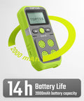 Guard 101 Four Gas Monitor And Detector for H2S CO LEL and O2 with vibration visual and audible alarms 14 hour battery life