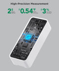 WiFi Hygrometer Thermometer Kit With Gateway And 3 Mini Sensors For Indoor Humidity And Temperature Monitoring No Fuss App Control Long Battery Life 2.4GHz WiFi High Precision Readings, gateway close-up