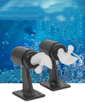 12V Underwater Jet Boat Propeller Thruster With 3 Blades for DIY RC ROV Submarine Bait Boat Mods shown underwater