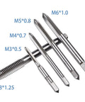Heavy Duty Tap Handle Wrench Kit For Quick Hand Tapping, Pro Grade Tap Set With T Handle, M3 to M8 taps displayed