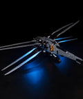 LED Lighting Kit For 10327 Flapping Wing Aircraft Model Lighting Components Only lamp kit illuminating LEGO aircraft model.
