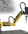 Heavy Duty Electric Tapping Machine With Flexible 1000mm Arm For M3 To M16 Threads, showing detailed drill arm and control panel.